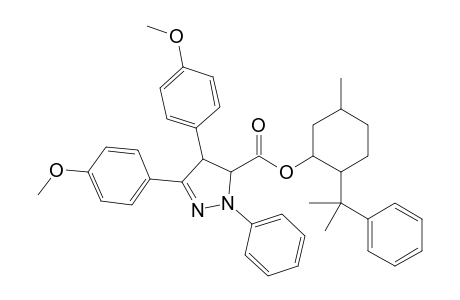 8-Phenylmenthyl 4,5-dihydro-3,4-bis(4'-methoxyphenyl)-1-phenyl-1H-pyrazole-5-carboxylate