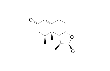 ARMATIN-E;12-BETA-METHOXYLEMNAL-1-(10)-EN-2-ONE