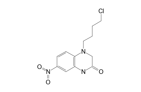 4-(4-Chloranylbutyl)-7-nitro-1,3-dihydroquinoxalin-2-one