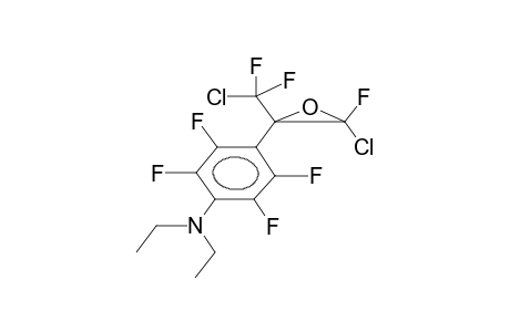 1,3-DICHLORO-1,2-EPOXY-2-(PARA-DIETHYLAMINOTETRAFLUOROPHENYL)PERFLUOROPROPANE
