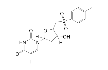 1-[4-hydroxy-5-(hydroxymethyl)tetrahydro-2-furyl]-5-iodouracil, p-toluenesulfonate (ester)