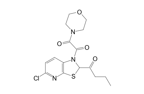 1-MORPHOLINOOXALYL-2-BUTANOYL-5-CHLORO-1,2-DIHYDROTHIAZOLO-[5.4-B]-PYRIDINE;ISOMER_A