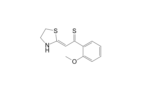 2-(2-Methoxythiobenzoyl)methylenethiazolidine