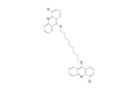 9,9'-(1'',9''-DITHIANONYL)-BIS-(4-HYDROXY-ACRIDINE)