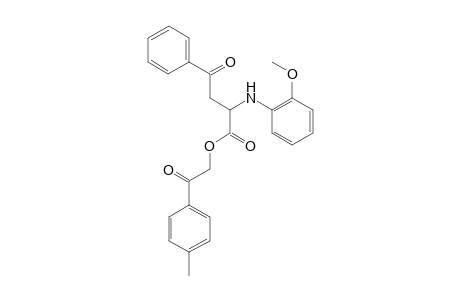 2-(4-Methylphenyl)-2-oxoethyl 2-(2-methoxyanilino)-4-oxo-4-phenylbutanoate