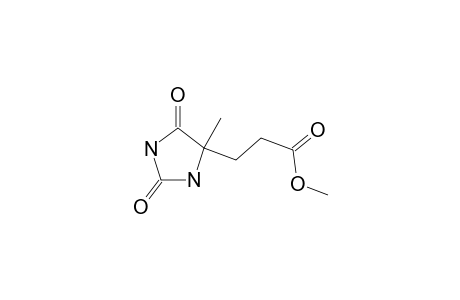 4-Imidazolidinepropanoic acid, 4-methyl-2,5-dioxo-, methyl ester