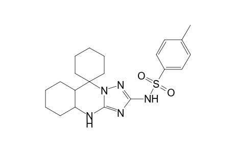 2'-([(4-Methylphenyl)sulfonyl]amino)-4a',5',6',7',8',8a'-hexahydro-4'H-spiro-[cyclohexane-1,9'-[1,2,4]triazolo[5,1-b]quinazoline]