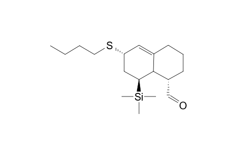 1-Butyl r-3-[c-6-(oxomethyl)-t-5-(trimethylsilyl)bicyclo[4.4.0]dec-1-enyl]sulfide