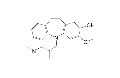 Trimipramine-M (HO-methoxy-) MS2