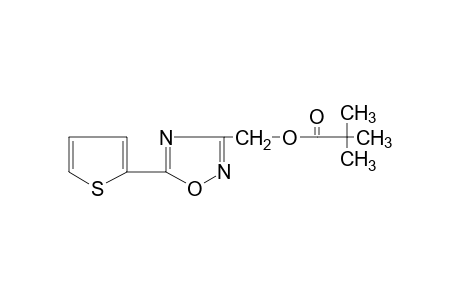 5-(2-thienyl)-1,2,4-oxadiazole-3-methanol, pivalate (ester)