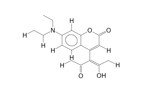 7-DIETHYLAMINO-4-BIS(ACETYL)METHYLCOUMARIN