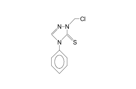 1-(CHLOROMETHYL)-4-PHENYL-delta2-1,2,4-TRIAZOLINE-5-THIONE