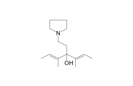 (2E,5E)-3,5-Dimethyl-4-[2-(1-pyrrolidinyl)ethyl]-2,5-heptadien-4-ol