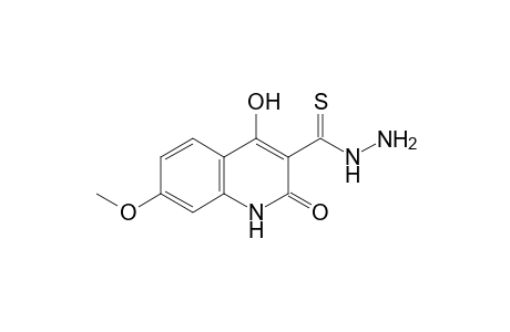 4-Hydroxy-7-methoxy-2-oxo-1,2-dihydroquinoline-3-carbothiohydrazide
