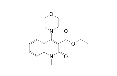 1,2-dihydro-1-methyl-4-morpholino-2-oxo-3-quinolinecarboxylic acid, ethyl ester
