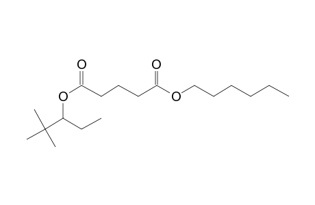 Glutaric acid, 2,2-dimethylpent-3-yl hexyl ester