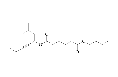 Adipic acid, butyl 2-methyloct-5-yn-4-yl ester