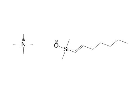 DW-VIII-56;TETRAMETHYLAMMONIUM-(E)-DIMETHYL-(1-HEPTENYL)-SILYLOXIDE