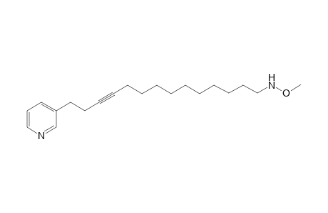 Methoxy-[14-(3-pyridyl)tetradec-11-ynyl]amine