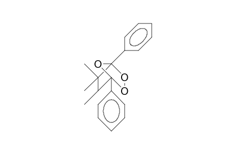 5-endo-6,6-Trimethyl-1,4-diphenyl-2,3,7-trioxa-bicyclo(2.2.1)heptane