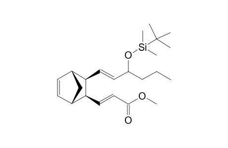 Methyl 3-[6-(3-tert-butyldimethylsilyloxy-1-hexen-1-yl)-2-norboren-5-yl]acrylate