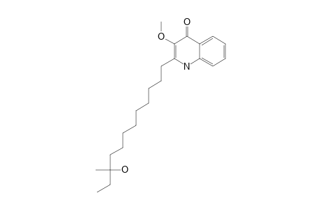 2-(10-HYDROXY-10-METHYLDODECANYL)-3-METHOXY-4-QUINOLONE