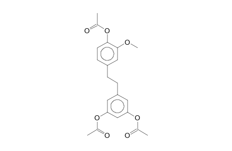 3,5,4'-TRIACETOXY-3'-METHOXY-BIBENZYL