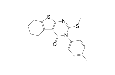 3-(4-methylphenyl)-2-(methylsulfanyl)-5,6,7,8-tetrahydro[1]benzothieno[2,3-d]pyrimidin-4(3H)-one