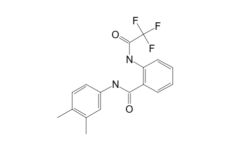 N-(3,4-Dimethylphenyl)-2-(2,2,2-trifluoroacetamido)benzamide