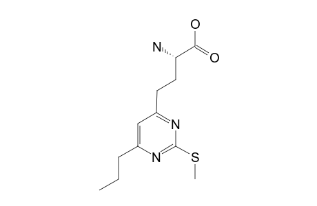 (S)-GAMMA-(2-METHYLTHIO-6-PROPYLPYRIMIDIN-4-YL)-ALPHA-AMINOBUTYRIC-ACID