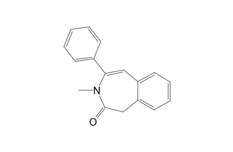 1,3-DIHYDRO-3-METHYL-4-PHENYL-2H-3-BENZAZEPIN-2-ONE