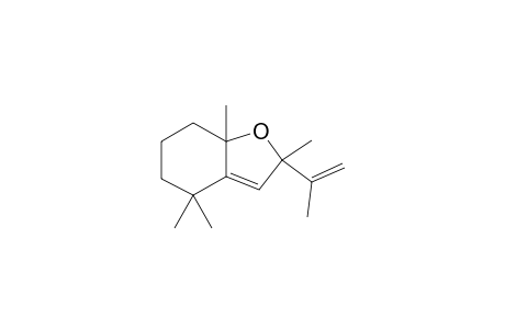 Benzofuran, 2,4,5,6,7,7a-hexahydro-2,4,4,7a-tetramethyl-2-(1-methylethenyl)-