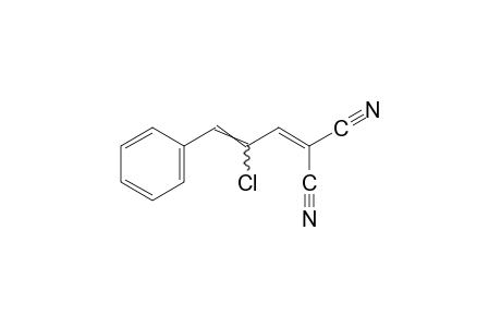 (beta-chlorocinnamylidene)malononitrile