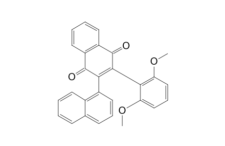3-(2',6'-Dimethoxyphenyl)-2-(1'-naphthyl)-1,4-naphthoquinone