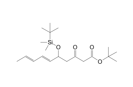 (6E,8E)-5-[tert-butyl(dimethyl)silyl]oxy-3-keto-deca-6,8-dienoic acid tert-butyl ester