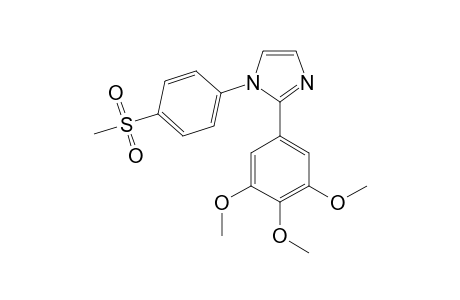 1-[(4-METHOXYSULFONYL)-PHENYL]-2-(3,4,5-TRIMETHOXYPHENYL)-1H-IMIDAZOLE