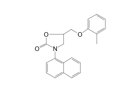 3-(1-Naphthyl)-5-(o-tolyloxymethyl)-2-oxazolidone