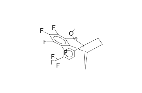 1-(4-TRIFLUOROMETHYLPHENYL)-2-METHOXY-3,4-TETRAFLUOROBENZOBICYCLO[3.2.1]OCT-3-EN-2-YL CATION