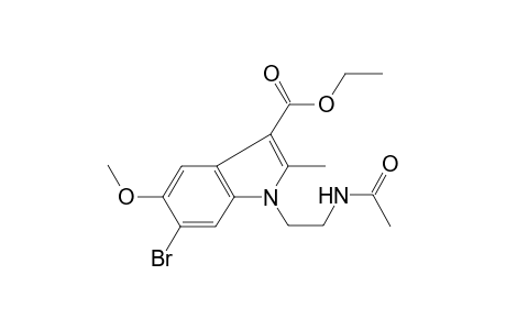 Ethyl 1-[2-(acetylamino)ethyl]-6-bromo-5-methoxy-2-methyl-1H-indole-3-carboxylate