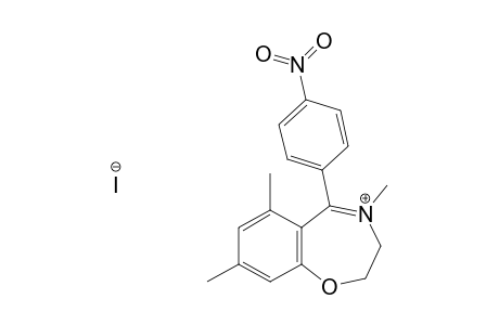 4,6,8-Trimethyl-5-(4-nitrophenyl)-2,3-dihydro-1,4-benzoxazepinium Iodide