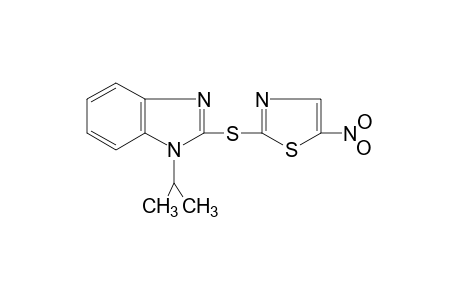 1-isopropyl-2-[(5-nitro-2-thiazolyl)thio]benzimidazole