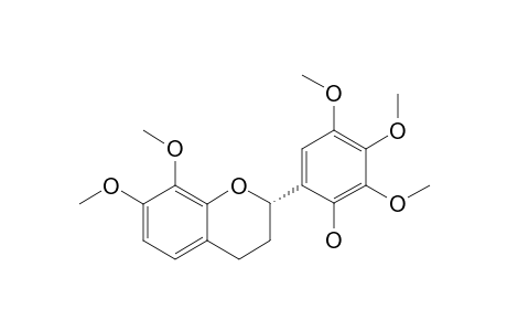 (2S)-2'-HYDROXY-7,8,3',4',5'-PENTAMETHOXYFLAVAN