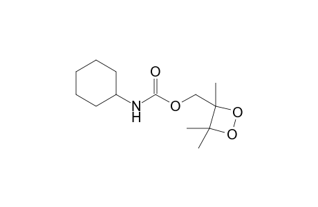 (3,4,4-Trimethyl-1,2-dioxetan-3-yl)methyl cyclohexylcarbamate
