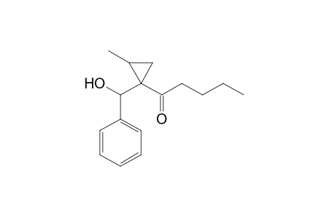 1-[1-[hydroxy(phenyl)methyl]-2-methyl-cyclopropyl]pentan-1-one