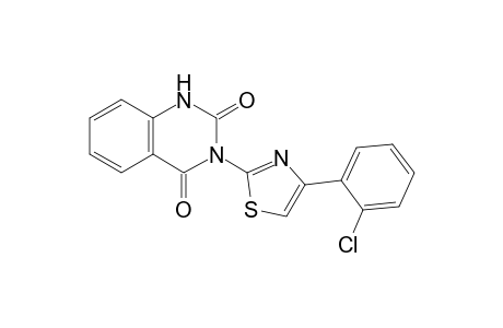 3-[4-(2-chlorophenyl)-1,3-thiazol-2-yl]-1H-quinazoline-2,4-dione