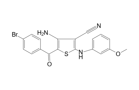 4-amino-2-(m-anisidino)-5-(p-bromobenzoyl)-3-thiophenecarbonitrile