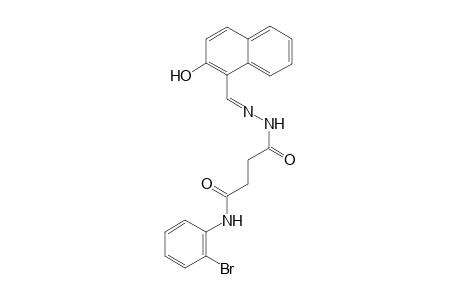 2'-Bromosuccinanilic acid N'-(2-hydroxy-1-naphthylmethylene)hydrazide