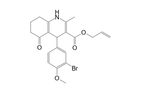 allyl 4-(3-bromo-4-methoxyphenyl)-2-methyl-5-oxo-1,4,5,6,7,8-hexahydro-3-quinolinecarboxylate