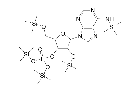 3'-Adenylic acid, N-(trimethylsilyl)-2',5'-bis-O-(trimethylsilyl)-, bis(trimethylsilyl) ester
