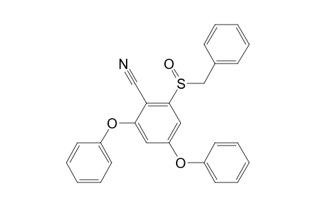 2-Benzylsulfinyl-4,6-diphenoxybenzonitrile